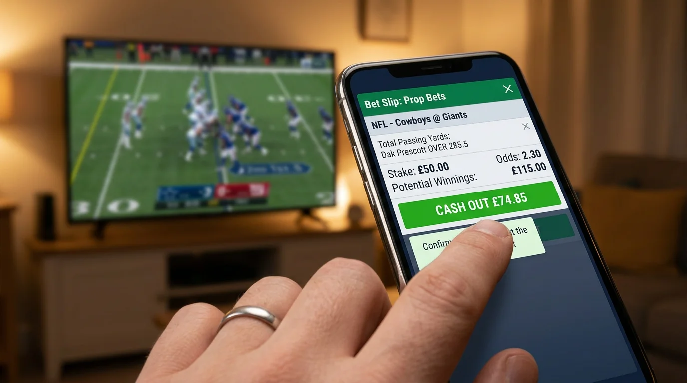 NFL prop bet cash out guide for UK punters
